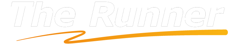 The Runner logo-v.3 white